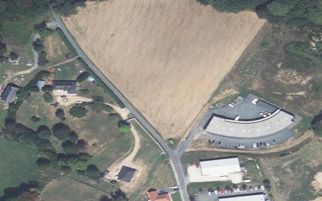 Vue aérienne — Déchetterie de Lubersac