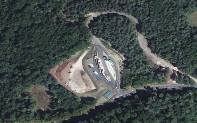 Vue aérienne — Déchetterie Campagnac