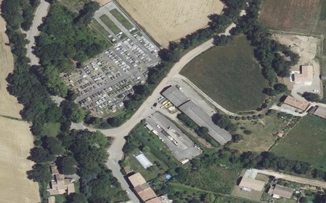 Vue aérienne — Déchetterie de Saint-Papoul