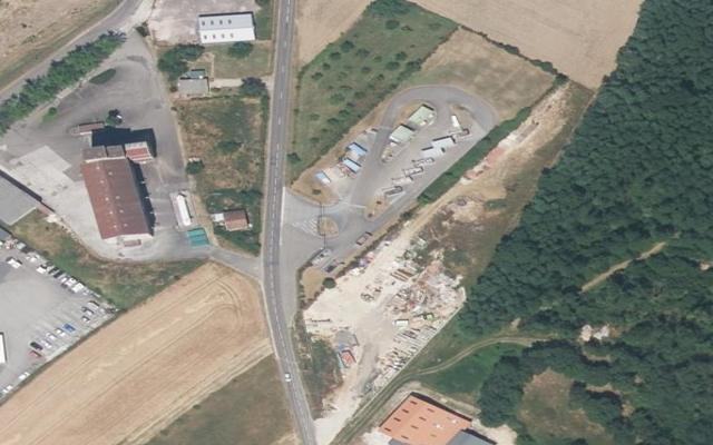 Vue aérienne — Déchetterie de Marnay
