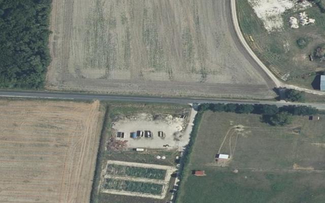 Vue aérienne — Déchetterie de Mareuil-sur-Arnon