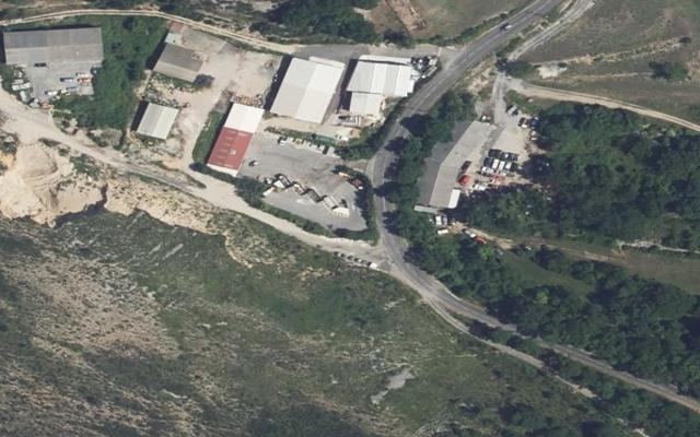 Vue aérienne — Déchetterie Cipières