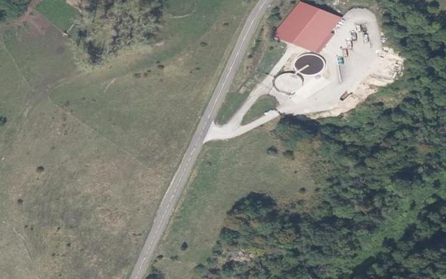 Vue aérienne — Déchetterie Septmoncel