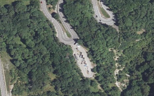 Vue aérienne — Déchetterie Mont-de-Lans