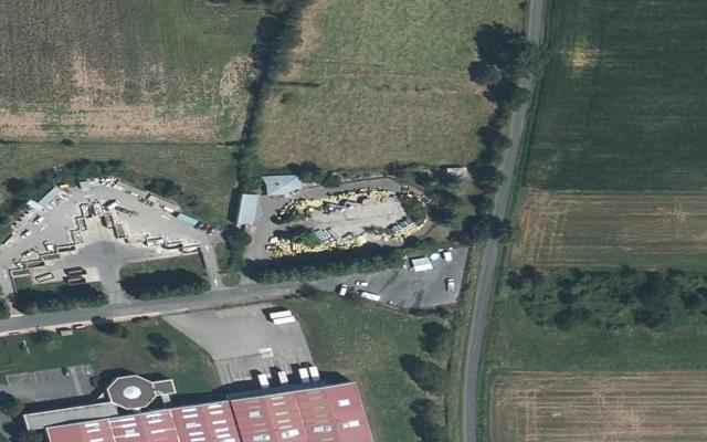 Vue aérienne — Déchetterie des Bruyères