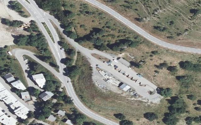 Vue aérienne — Déchetterie Huez