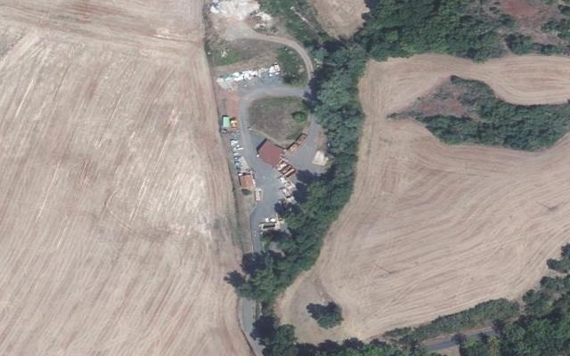 Vue aérienne — Déchetterie de la Cc du Rougier de Camarès