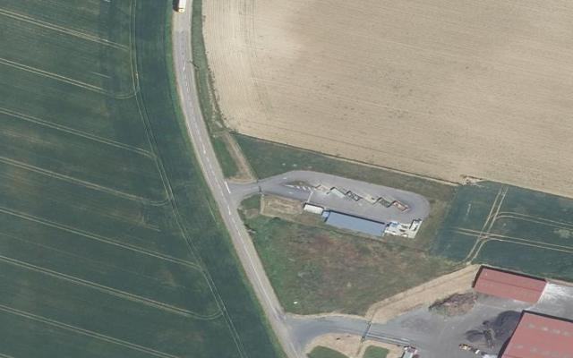 Vue aérienne — Déchetterie Remoncourt
