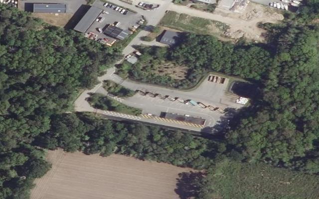 Vue aérienne — Déchetterie de Moëlan-sur-Mer