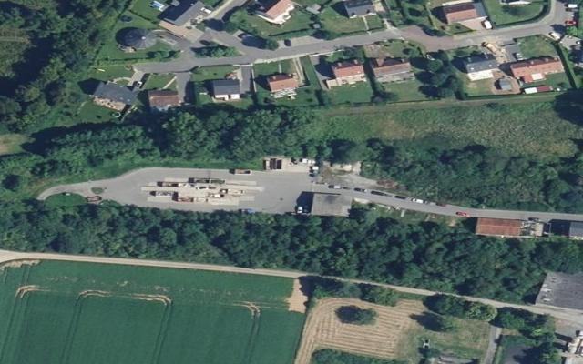 Vue aérienne — Déchetterie de Flesselles