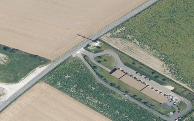 Vue aérienne — Déchetterie La Chaussée-Tirancourt