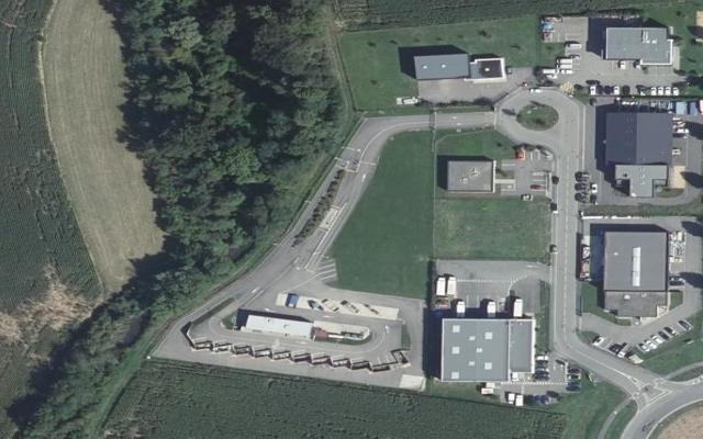 Vue aérienne — Déchetterie Ensisheim-Réguisheim