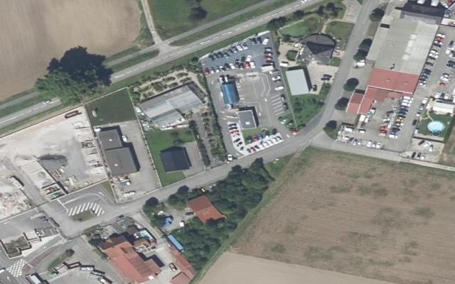 Vue aérienne — Déchetterie Rœschwoog