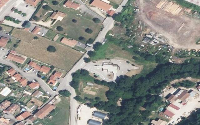 Vue aérienne — Déchetterie Villevocance