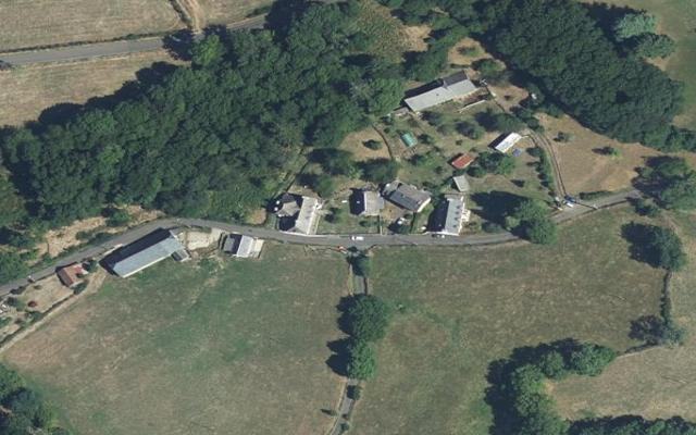 Vue aérienne — Déchetterie Pleaux