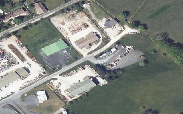 Vue aérienne — Déchetterie de Beaumont