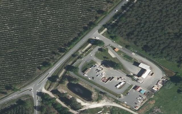 Vue aérienne — Déchetterie de Castelnau-de-Médoc
