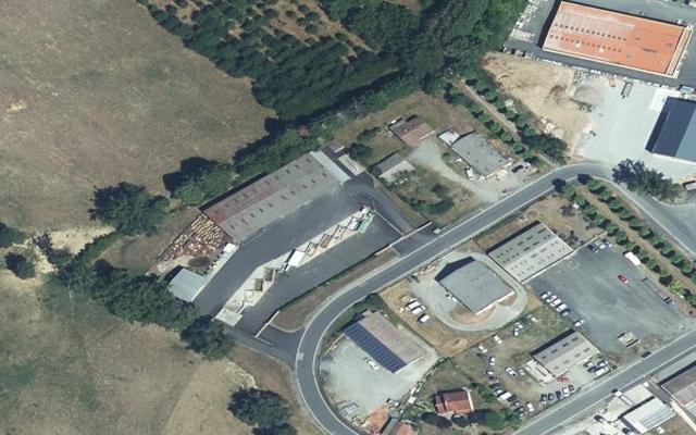 Vue aérienne — Déchetterie de Laborie Maurs