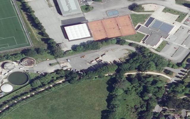 Vue aérienne — Déchetterie de Bénodet