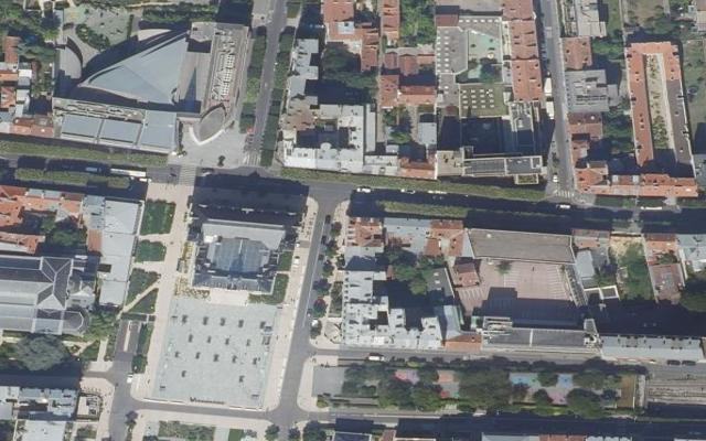 Vue aérienne — Déchetterie Mobile de Vincennes