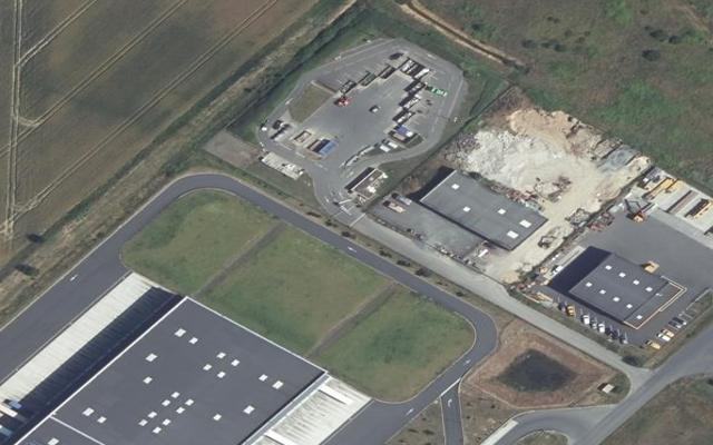 Vue aérienne — Déchetterie du Cassantin Chanceaux-sur-Choisille