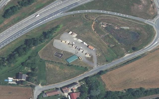 Vue aérienne — Déchetterie de Pampelonne