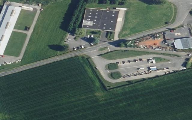 Vue aérienne — Déchetterie Bray-sur-Somme