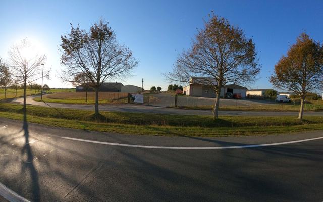 Vue depuis la rue — Déchetterie Sainte-Gemme-la-Plaine
