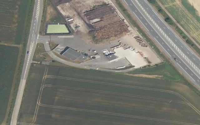Vue aérienne — Déchetterie Saint-Martin-de-Fontenay