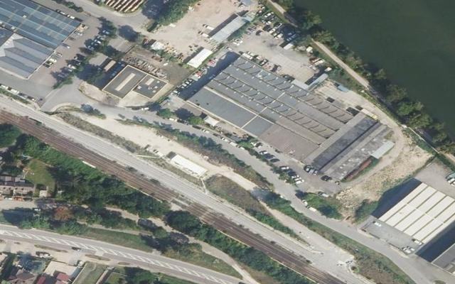 Vue aérienne — Déchetterie de la Vaucouleurs - Mantes-la-Ville