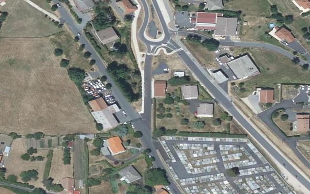 Vue aérienne — Déchetterie Le Monastier-sur-Gazeille Bourlatas