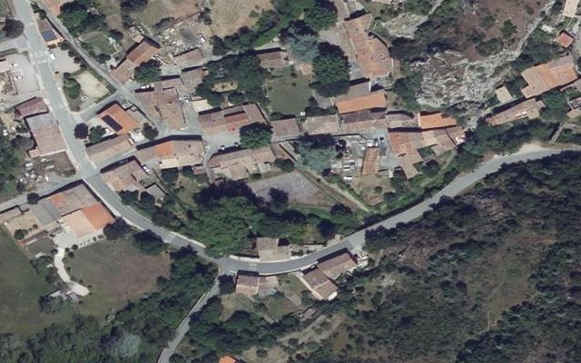 Vue aérienne — Déchetterie Laroque-de-Fa