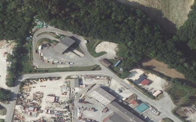 Vue aérienne — Déchetterie de Castelnau-Montratier