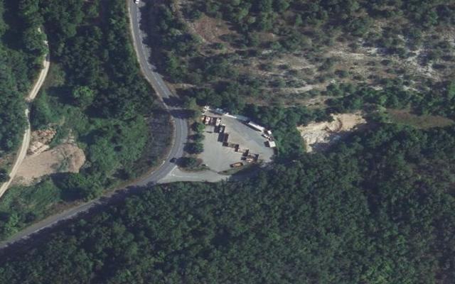 Vue aérienne — Déchetterie de Cajarc