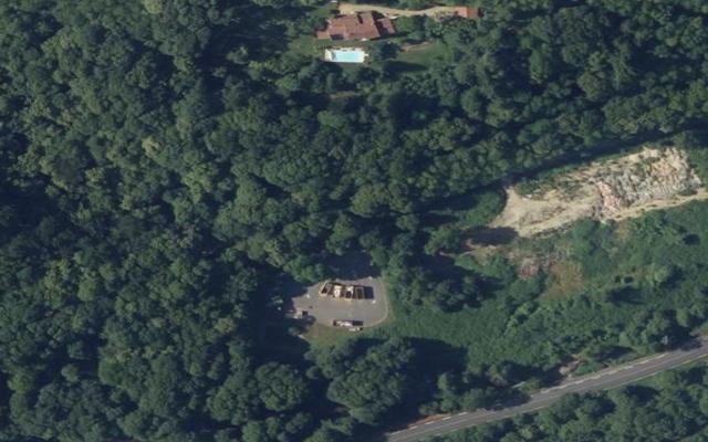 Vue aérienne — Déchetterie de Labastide-Rouairoux