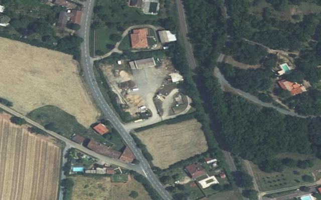 Vue aérienne — Déchetterie de Milhars