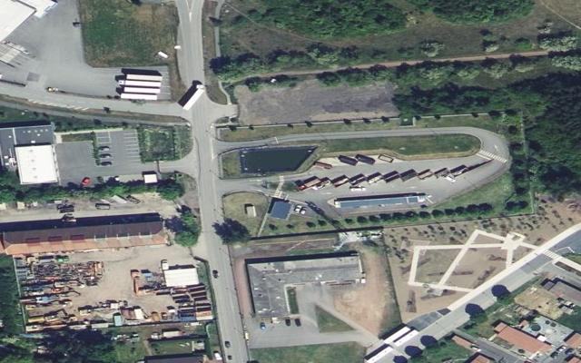 Vue aérienne — Déchetterie Pecquencourt