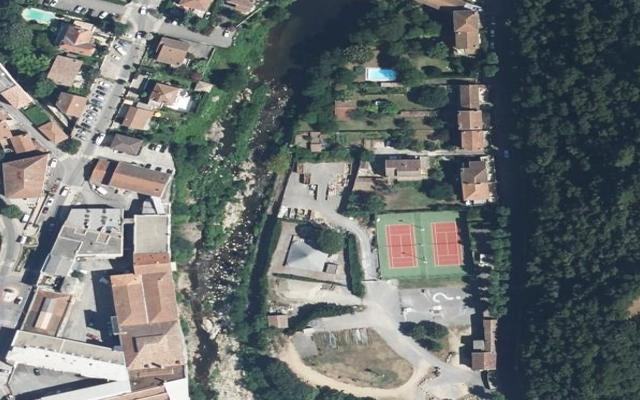 Vue aérienne — MiniDéchetterie Vals-les-Bains