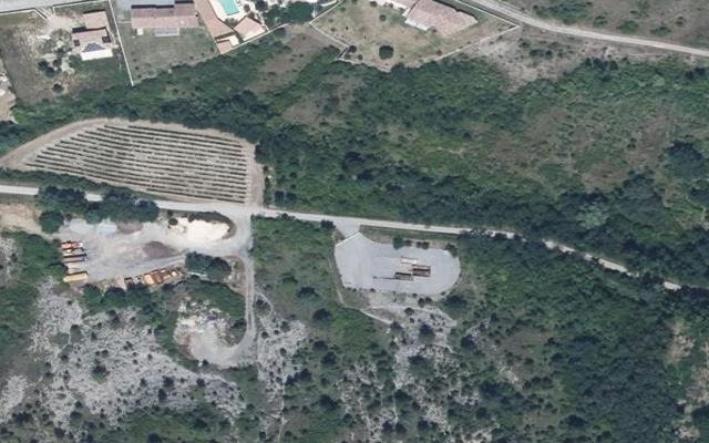 Vue aérienne — MiniDéchetterie Vesseaux
