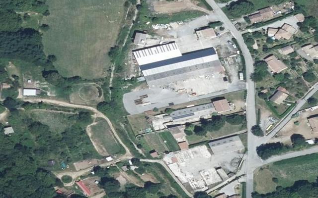 Vue aérienne — MiniDéchetterie Thueyts