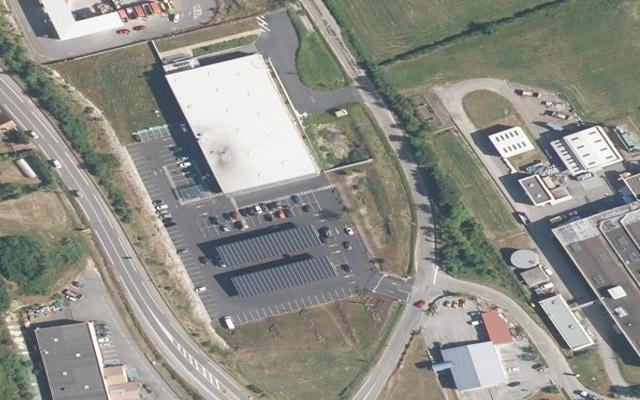 Vue aérienne — Déchetterie Recycl'Inn de Valserhone