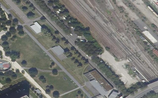 Vue aérienne — Déchetterie Mobile d'Ivry-sur-Seine