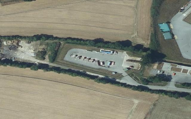 Vue aérienne — Déchetterie de Rugles
