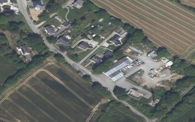 Vue aérienne — Aire de Déchets Verts de Malville