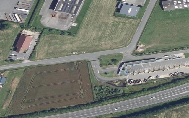 Vue aérienne — Déchetterie Noyon Rue de L'europe