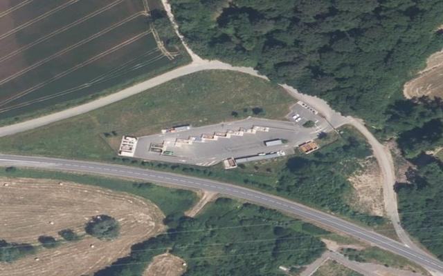 Vue aérienne — Déchetterie Florimont