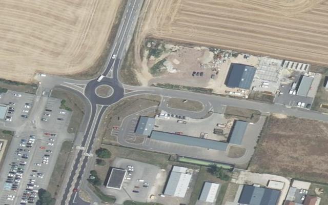 Vue aérienne — Déchetterie Ouest Chalonnais