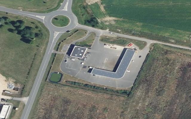 Vue aérienne — Déchetterie Villers-Bretonneux