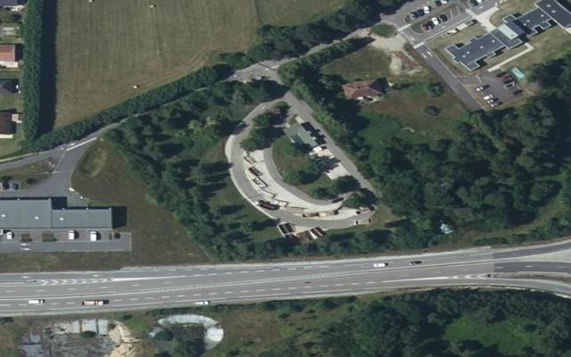 Vue aérienne — Déchetterie Pont-de-l'Arche