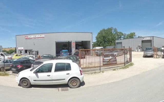 Vue depuis la rue — Déchetterie Salvagnac